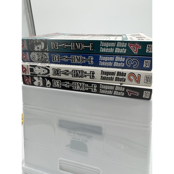 Death Note Volumes 1 -‎ 4 / Shonen Jump Advanced Manga W/ Death Journal Blank - Picture 3 of 16